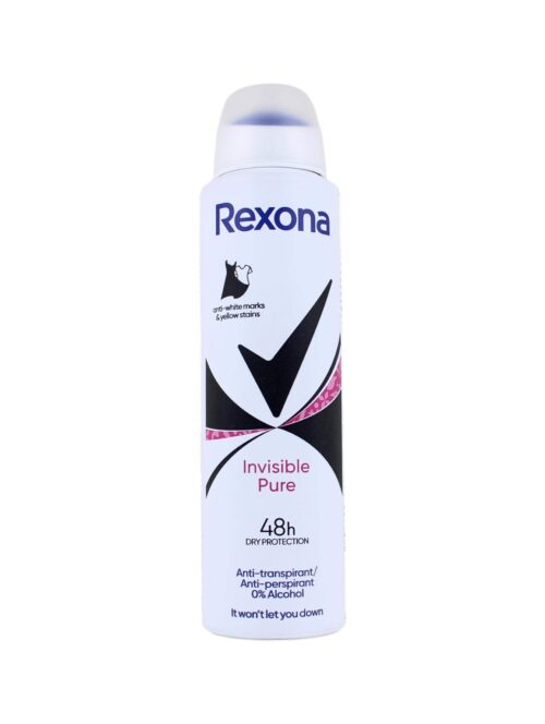 Rexona Deodorant Spray Invisible Pure, 150 ml