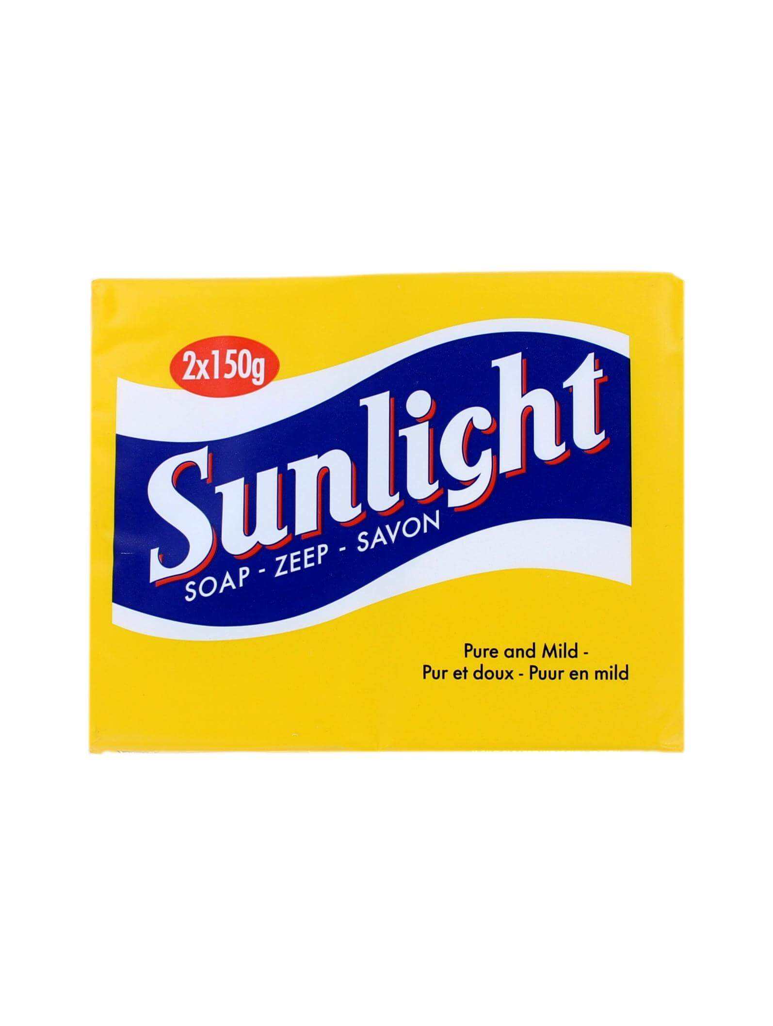 Sunlight Handzeepblokjes Puur & Mild, 2×150 Gram