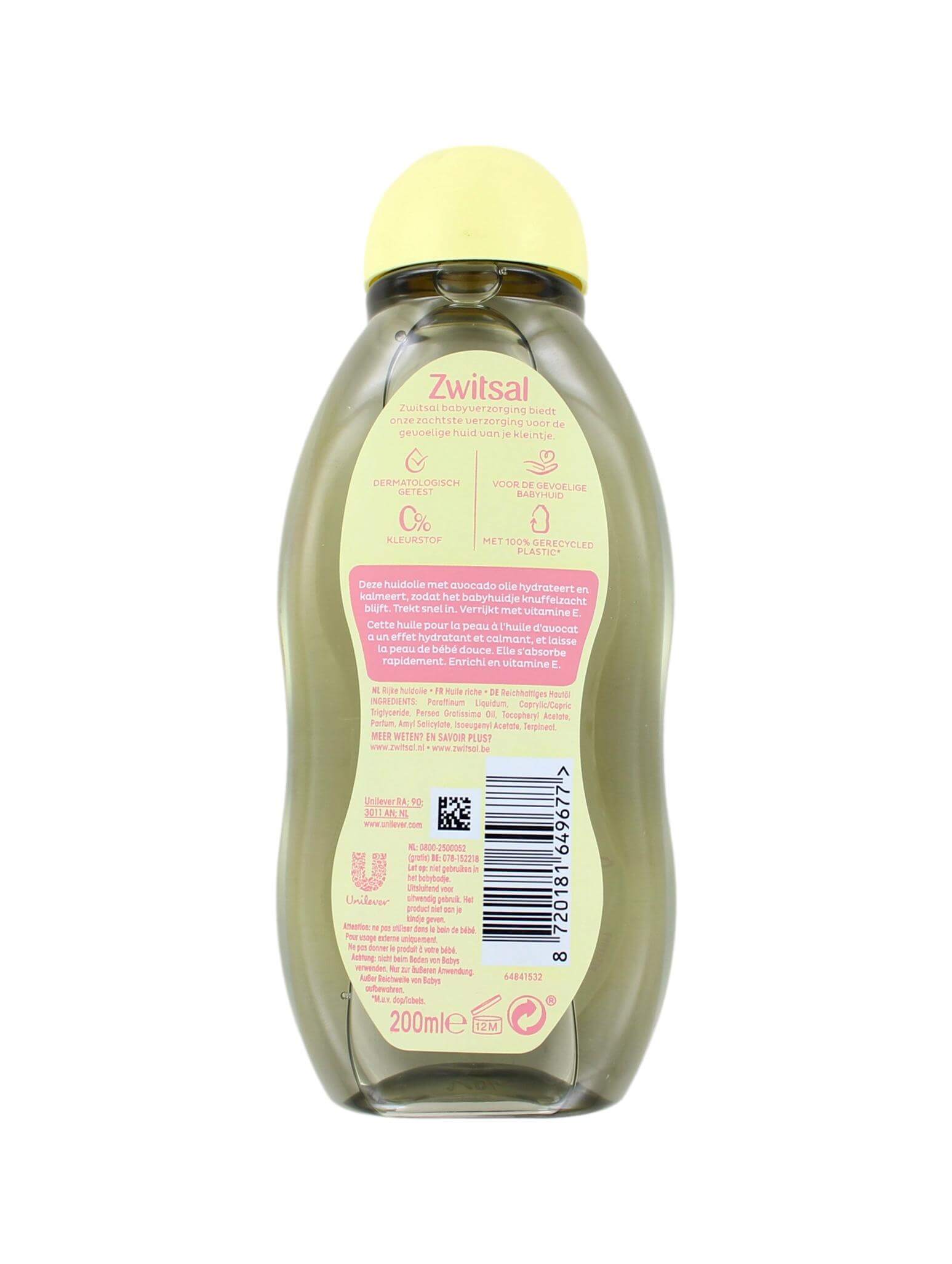 Zwitsal Rijke Huidolie, 200 ml, foto 2 van 2