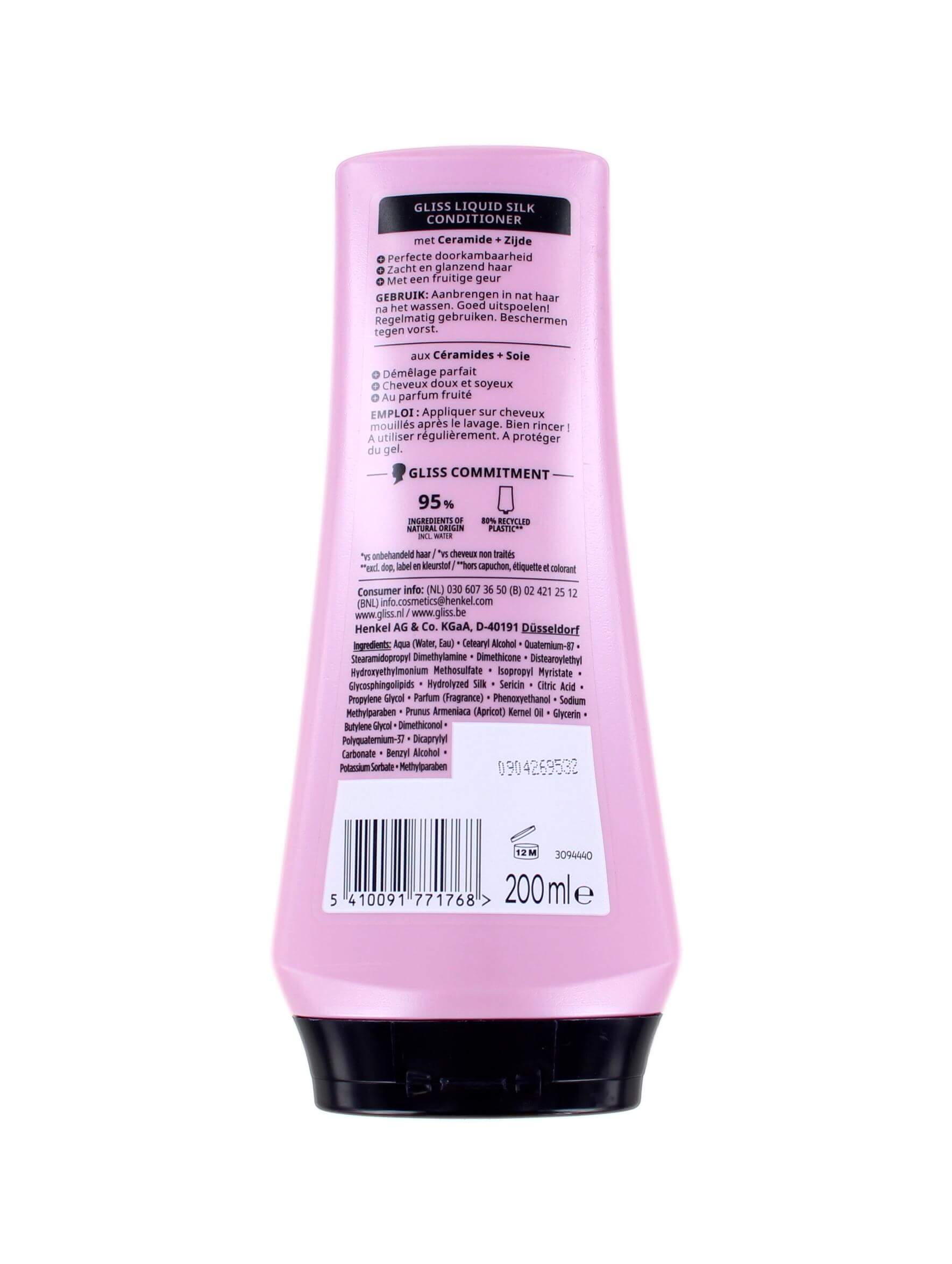 Gliss Kur Conditioner Liquid Silk, 200 ml, foto 2 van 2