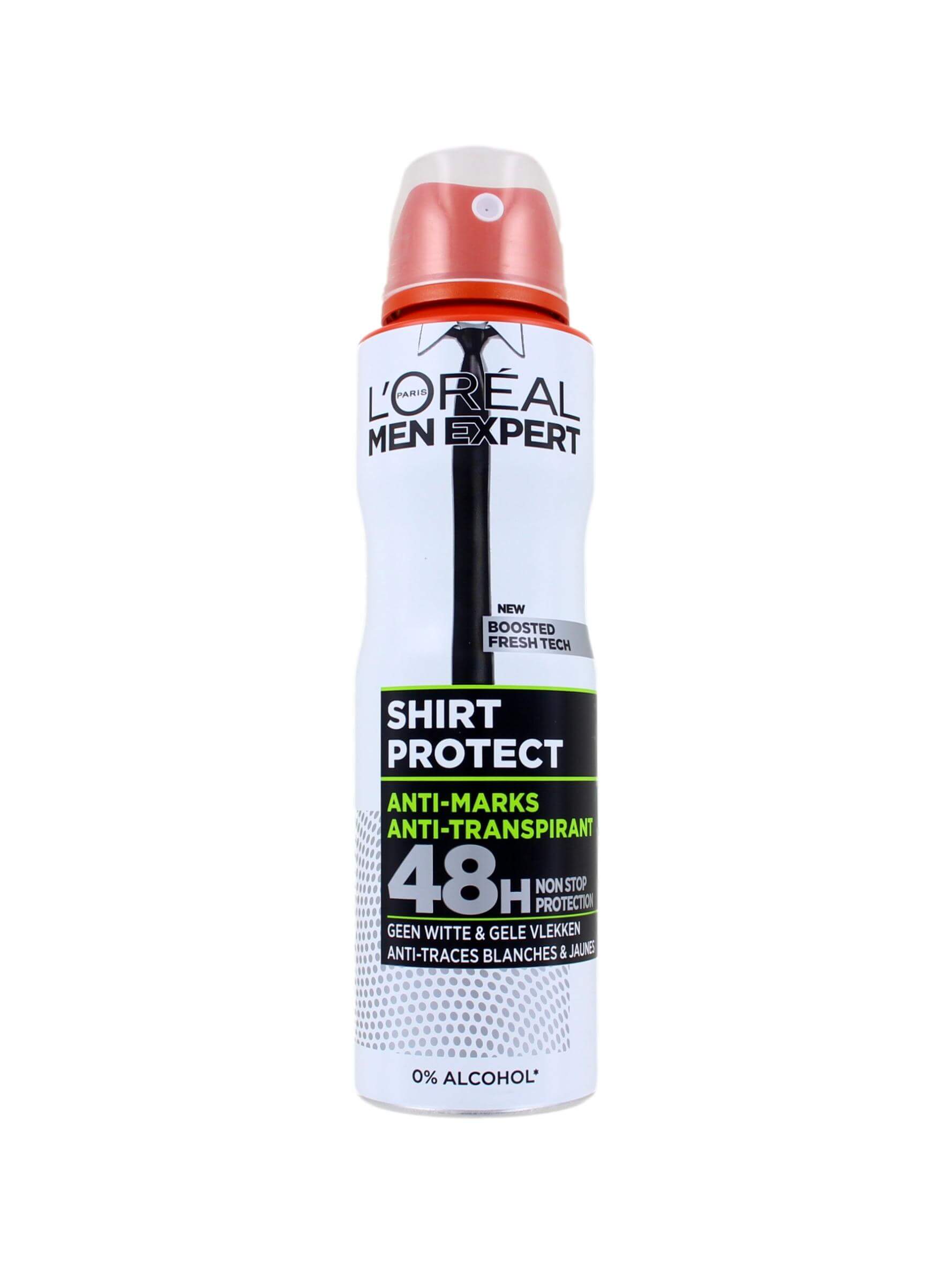 L’Oreal Men Expert Deodorant Spray Shirt Protect Anti-Marks, 150 ml