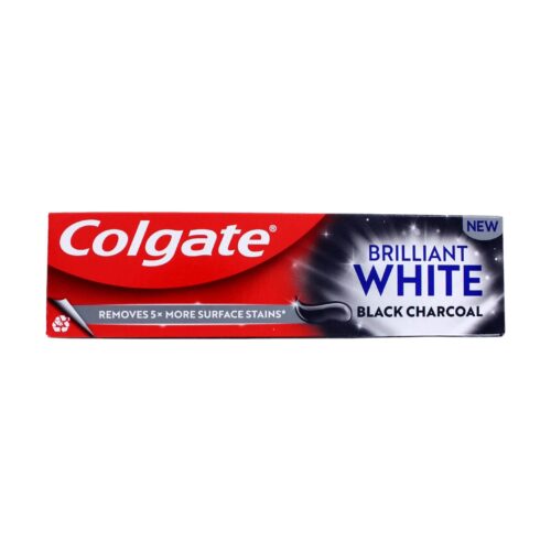 Colgate Tandpasta Brilliant White Black Charcoal, 75 ml