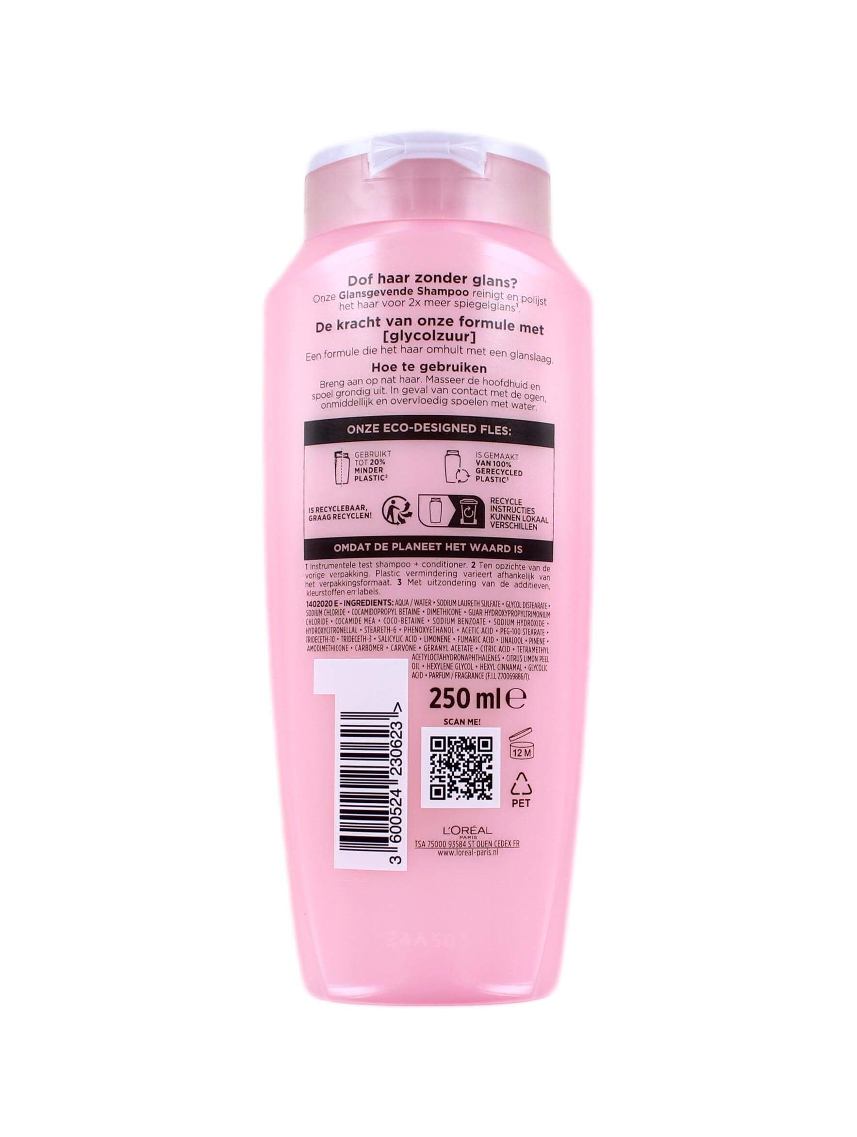 L’Oreal Elvive Shampoo Glycolic Gloss, 250 ml, foto 2 van 2