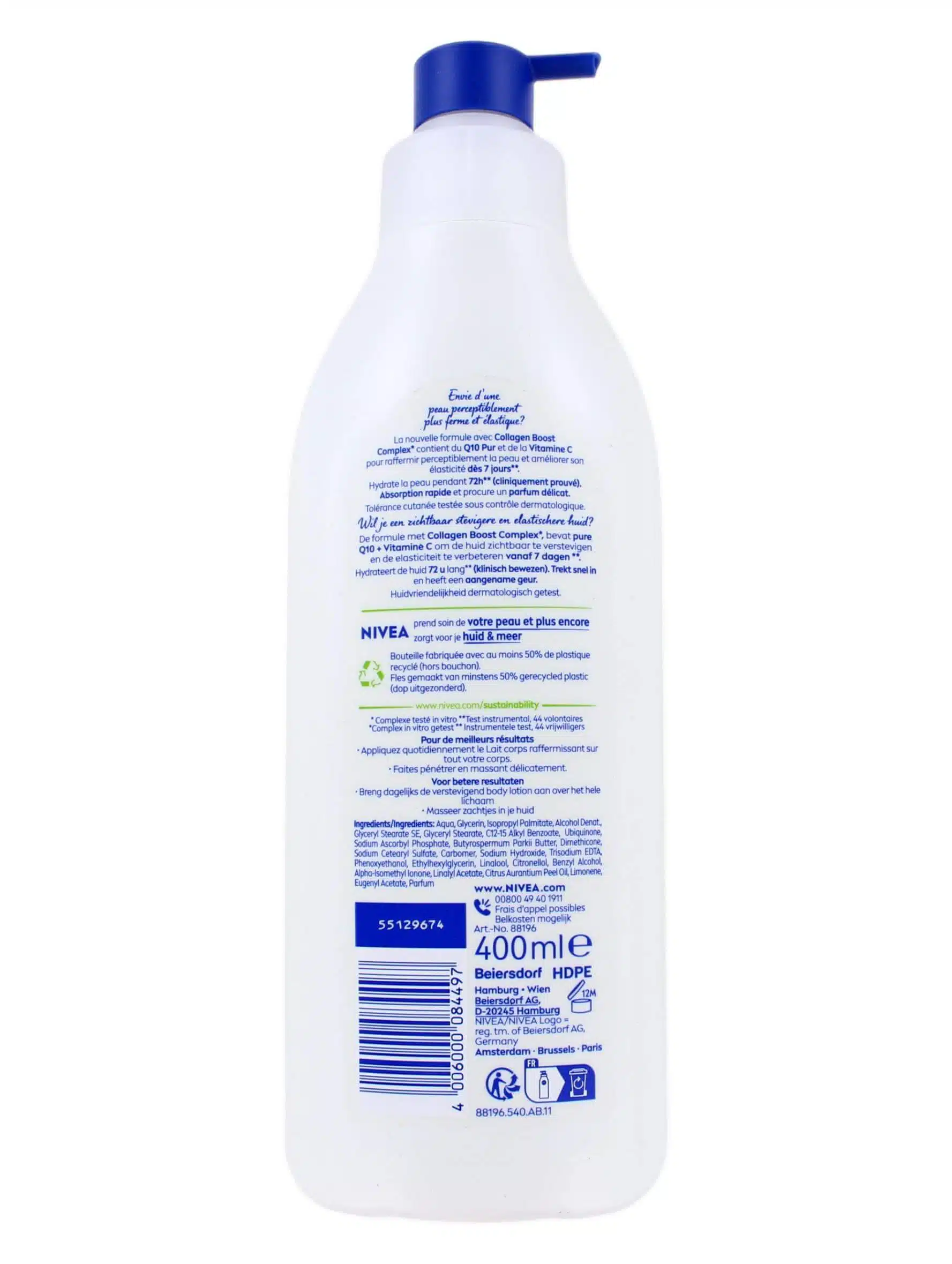 Nivea Bodylotion Q10 Verstevigend Normale Huid Met Pomp, 400 ml