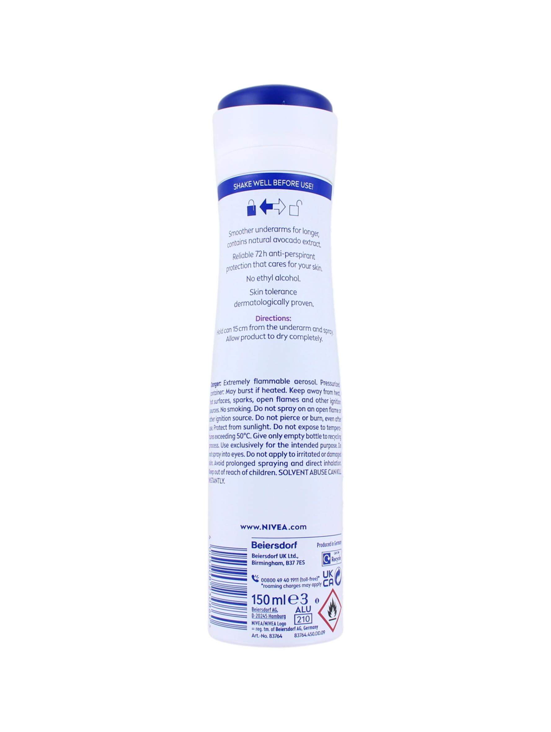 Nivea Deodorant Spray Double Effect, 150 ml, foto 2 van 2