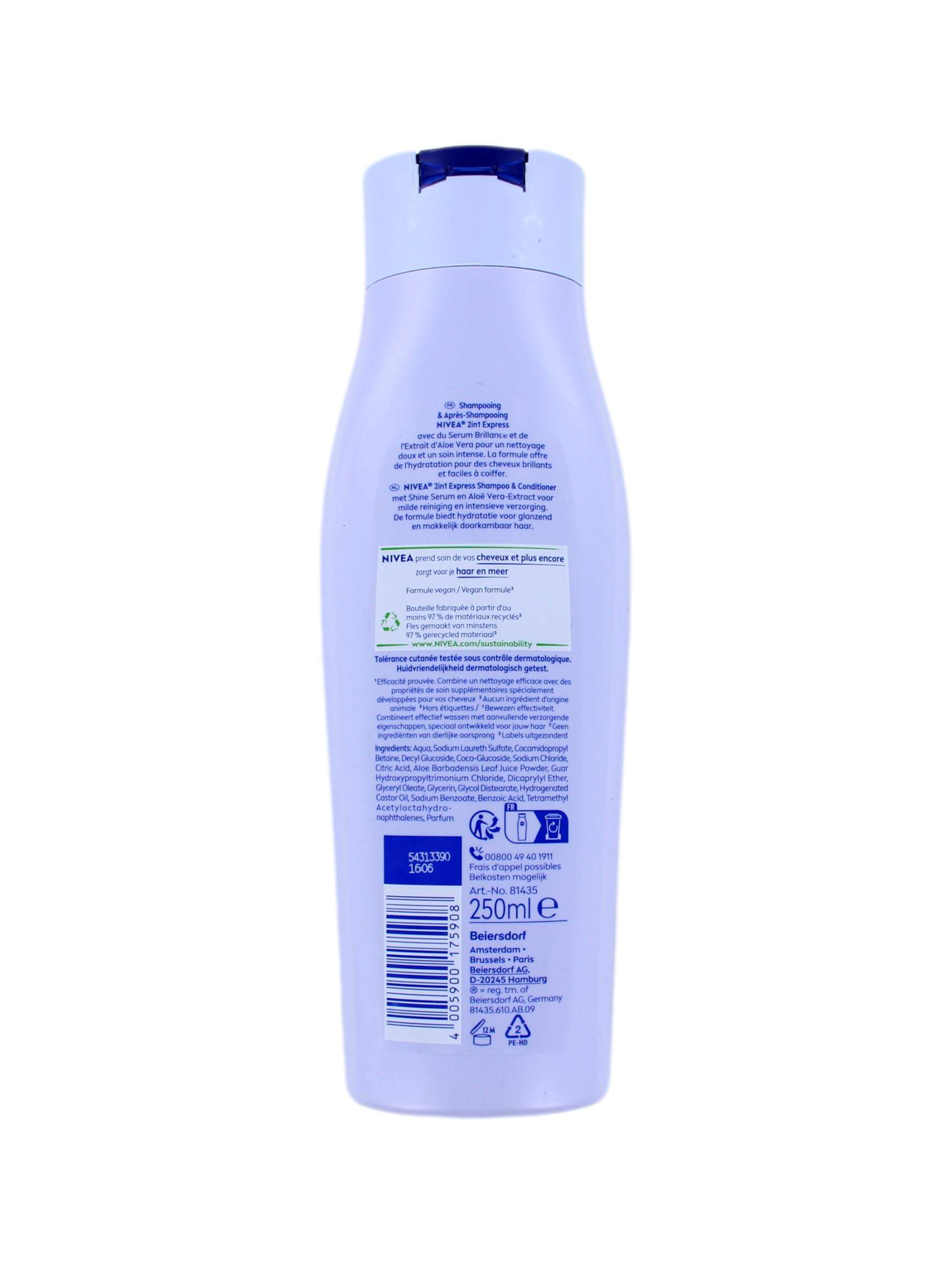 Nivea Shampoo 2in1 Express, 250 ml, foto 2 van 2