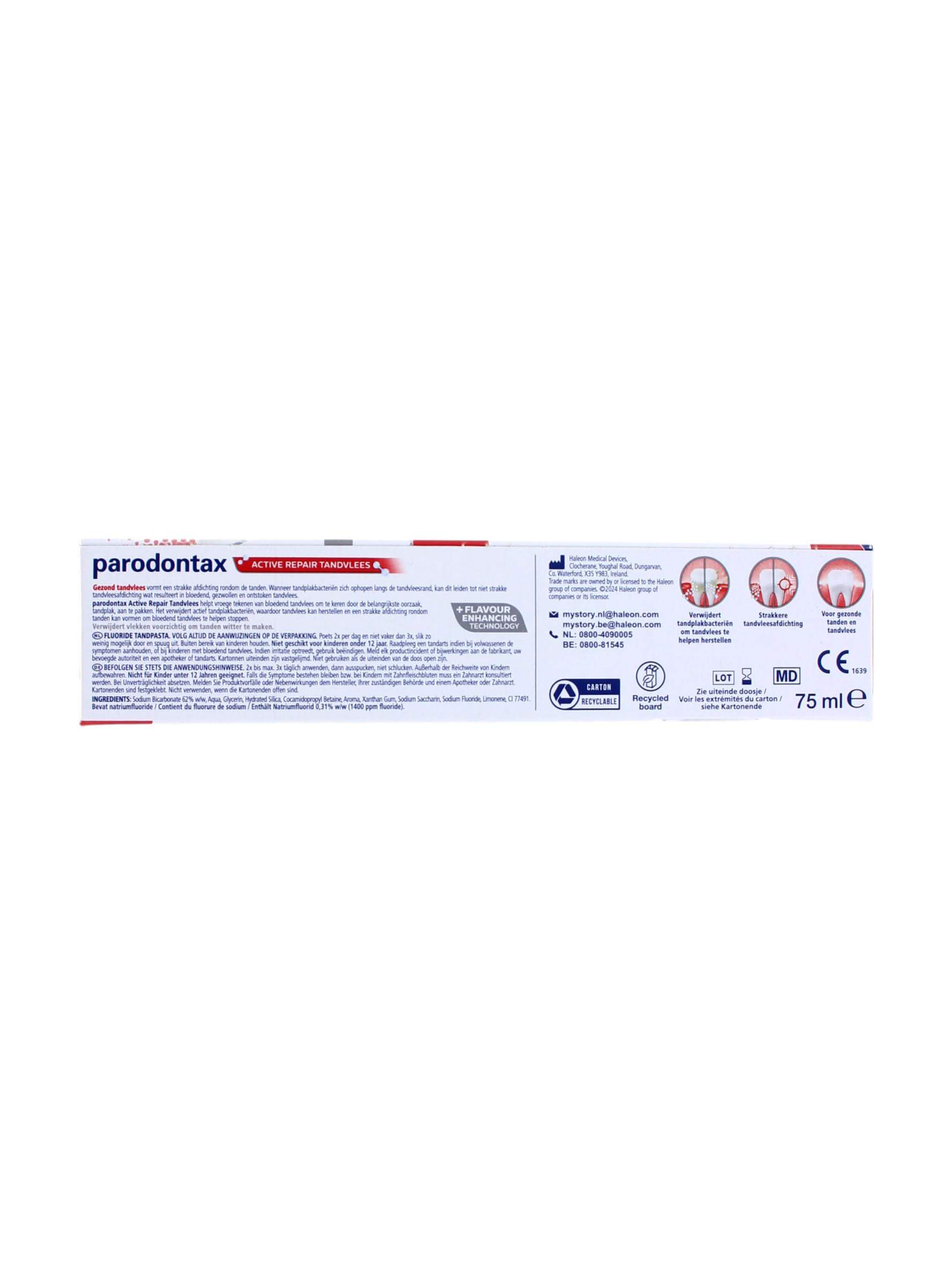 Parodontax Tandpasta Active Repair Tandvlees Whitening, 75 ml