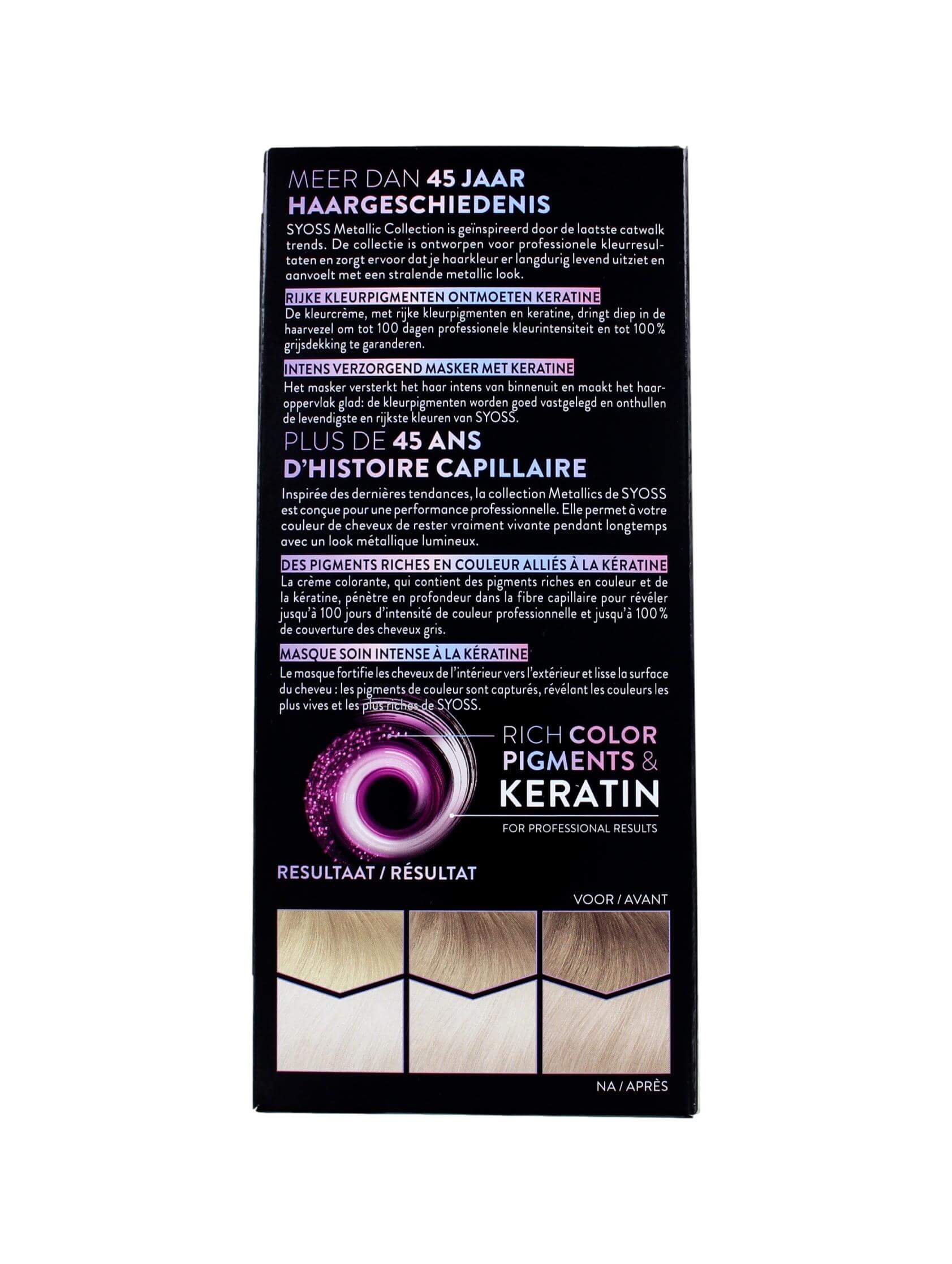 Syoss Haarverf Metallic Collection 12-53 Platinum Pearl, foto 2 van 2