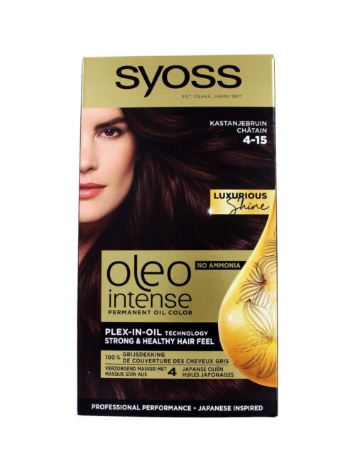 Syoss Oleo Intense Haarverf 4-15 Kastanjebruin