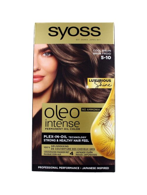 Syoss Oleo Intense Haarverf 5-10 Cool Bruin