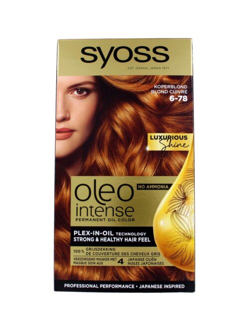 Syoss Oleo Intense Haarverf 6-78 Koperblond