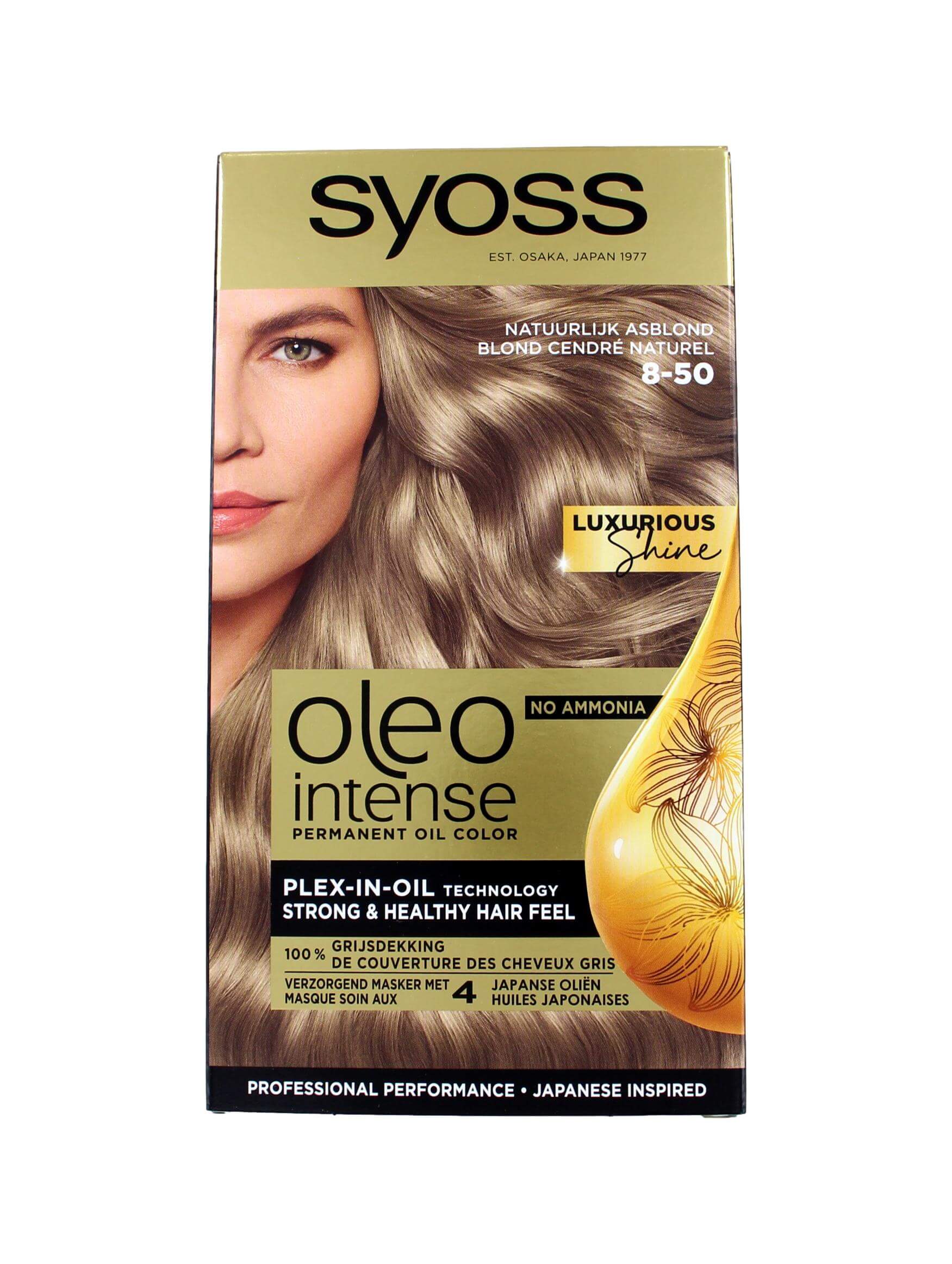 Syoss Oleo Intense Haarverf 8-50 Natuurlijk Asblond