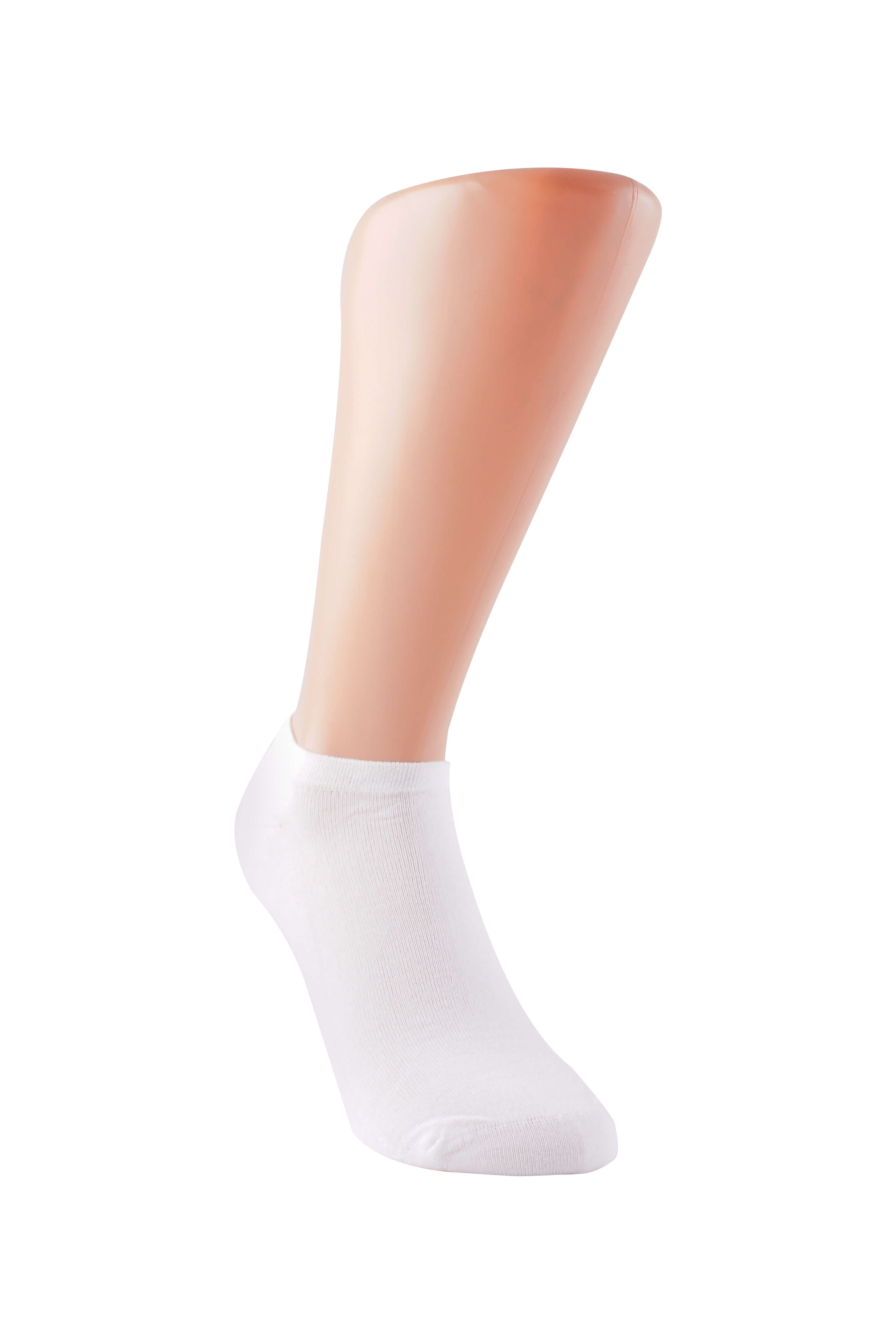 Boru Bamboo Short Sokken Wit 2-pack, foto 2 van 2