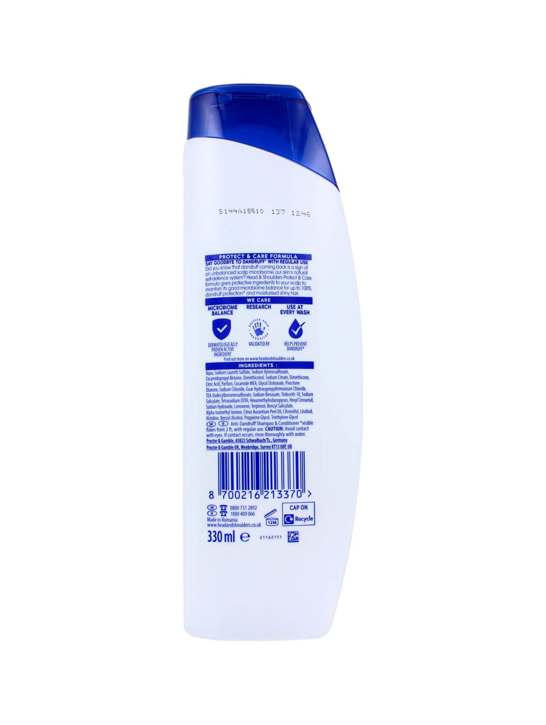 Head & Shoulders Shampoo Smooth & Silky 2in1, 330 ml, foto 2 van 2