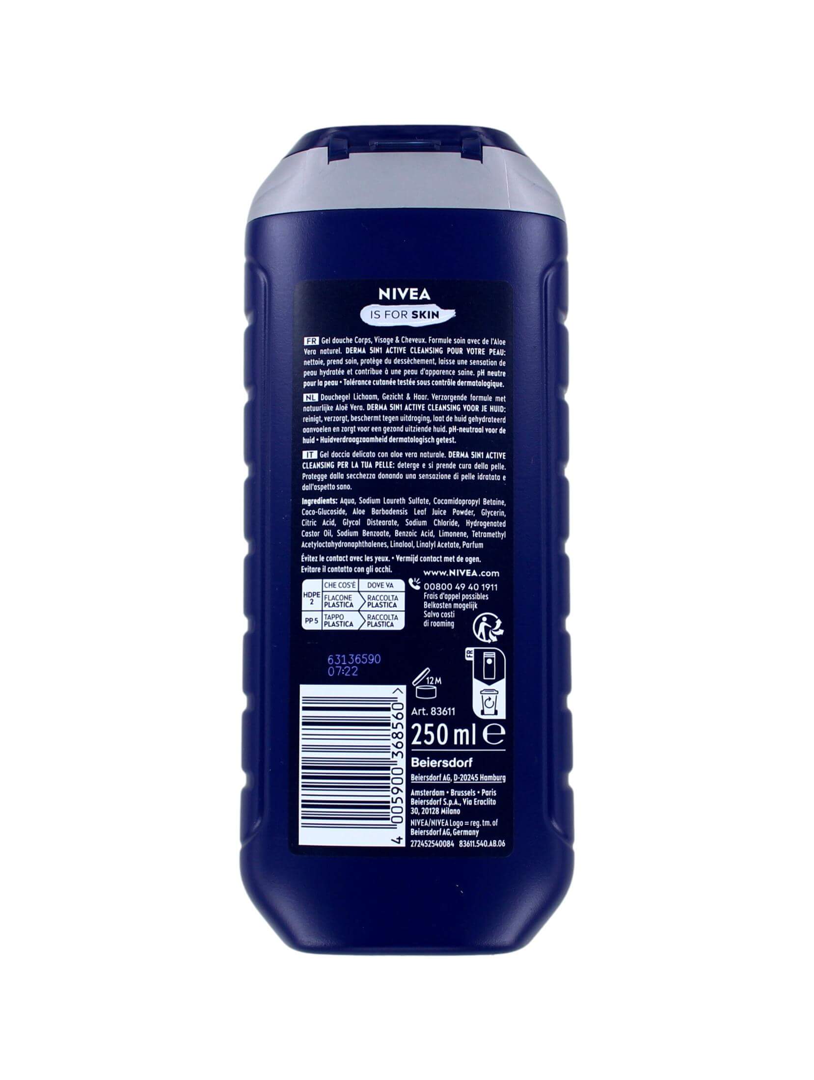 Nivea Men Douchegel Hydro Care, 250 ml, foto 2 van 2