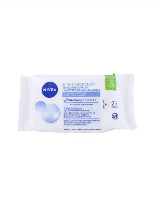 Nivea Reinigingsdoekjes 3-in-1 Micellair, 25 Stuks